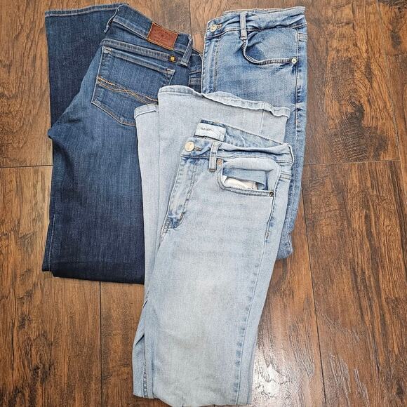Zara Lucky Brand Banjara Jeans Bundle Size 7 - Picture 1 of 5